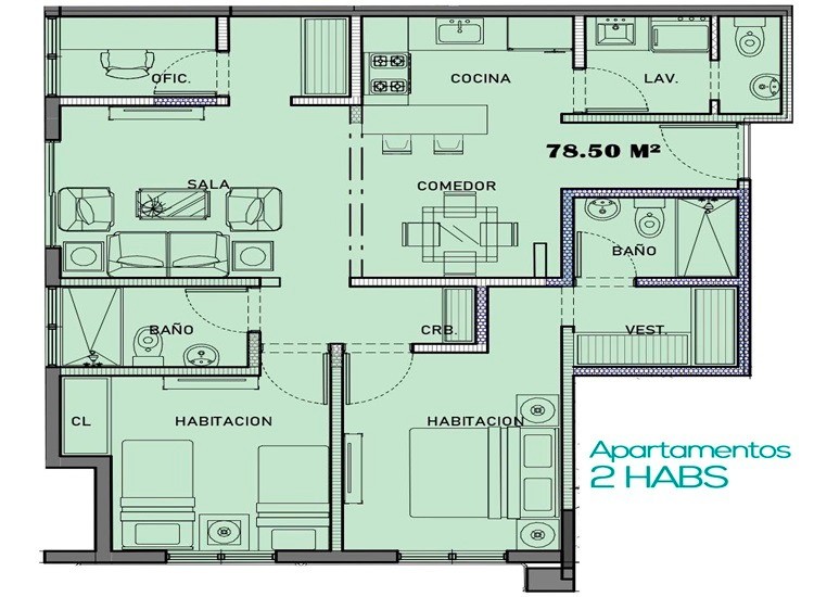 apartamentos - Tu refugio ideal te espera en nuestra torre de apartamentos en la Jacobo Majluta 8