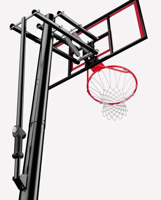 deportes - Cancha de Basquetbol portátil y Ajustable de 4.8 a 1