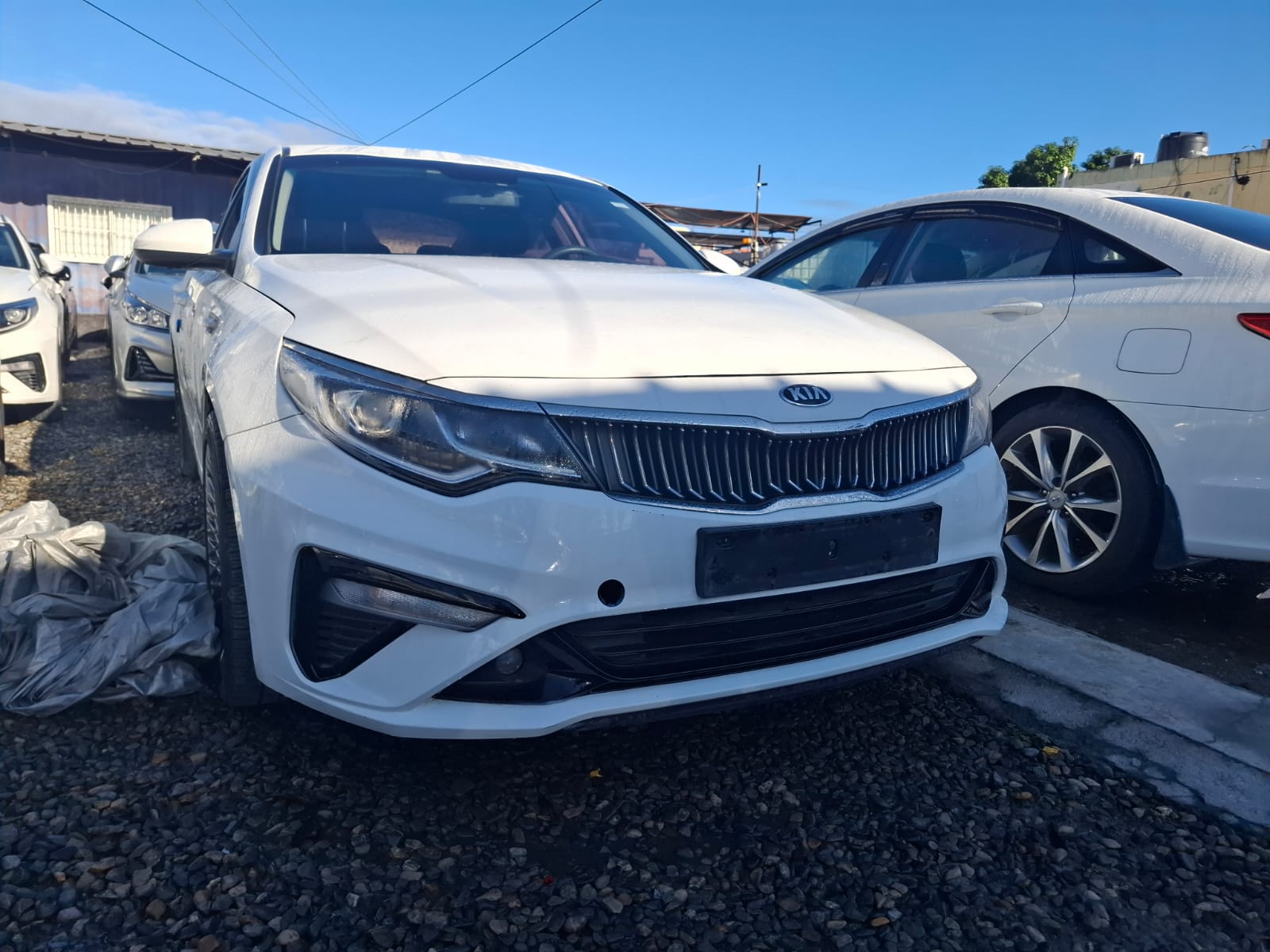 carros - Kia k-5 2019 blanco 