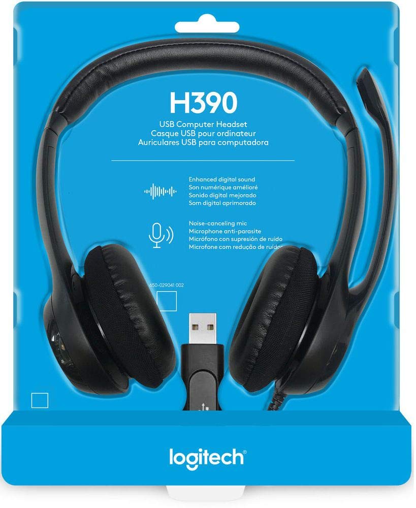 impresoras y scanners - AUDIFONO CON MICROFONO LOGITECH H390 USB CON CANCELACION DE RUIDOS ,PC INTERNET  0