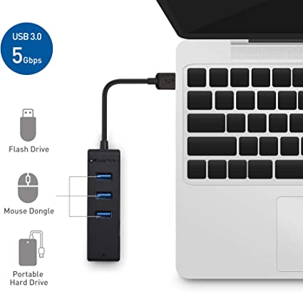 accesorios para electronica - Adaptador USB 2.0 a red - Ethernet y Hub USB 3