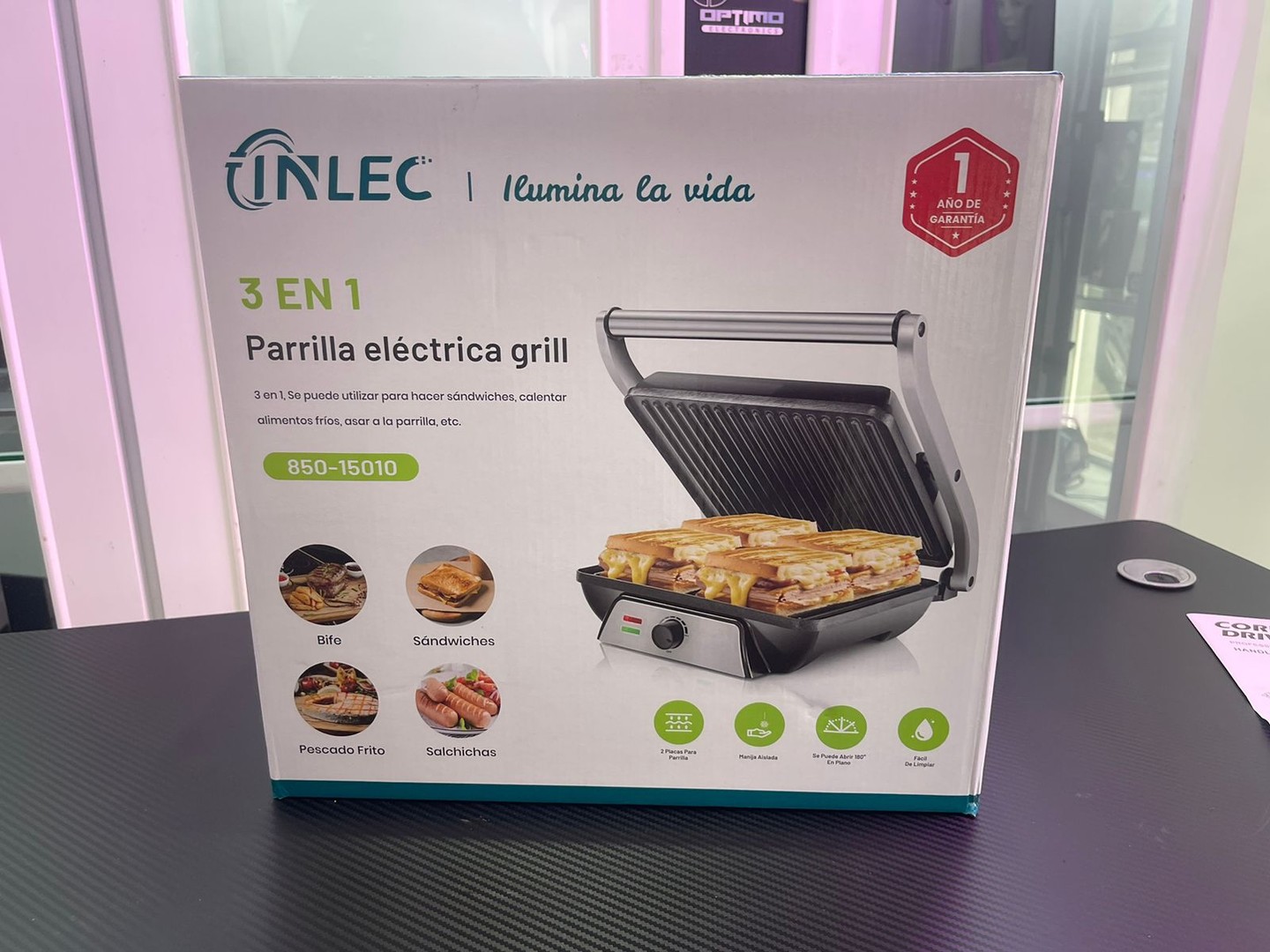 cocina - 3 en 1 Parrilla Electrica Inlec Disponible Oferta 6