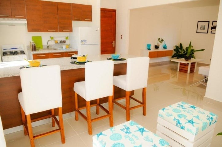apartamentos - Proyecto en venta Punta Cana #21-1678 un dormitorio, ascensor, piscina, Gym
 3