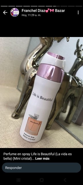 joyas, relojes y accesorios - Perfume en Spray Life is Beautiful (Mujer)