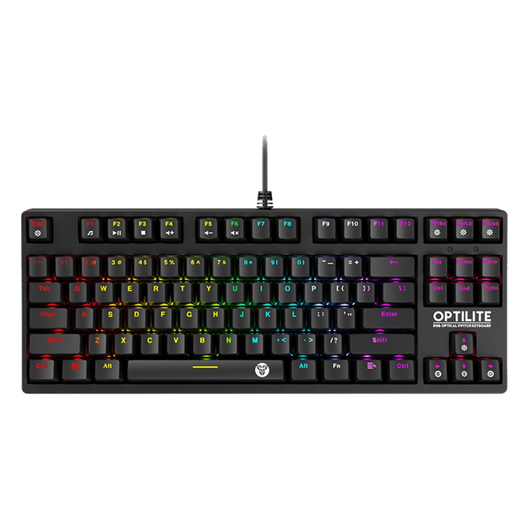 computadoras y laptops - TECLADO GAMING RGB Fantech Mod.MK872 OPTILITE 4