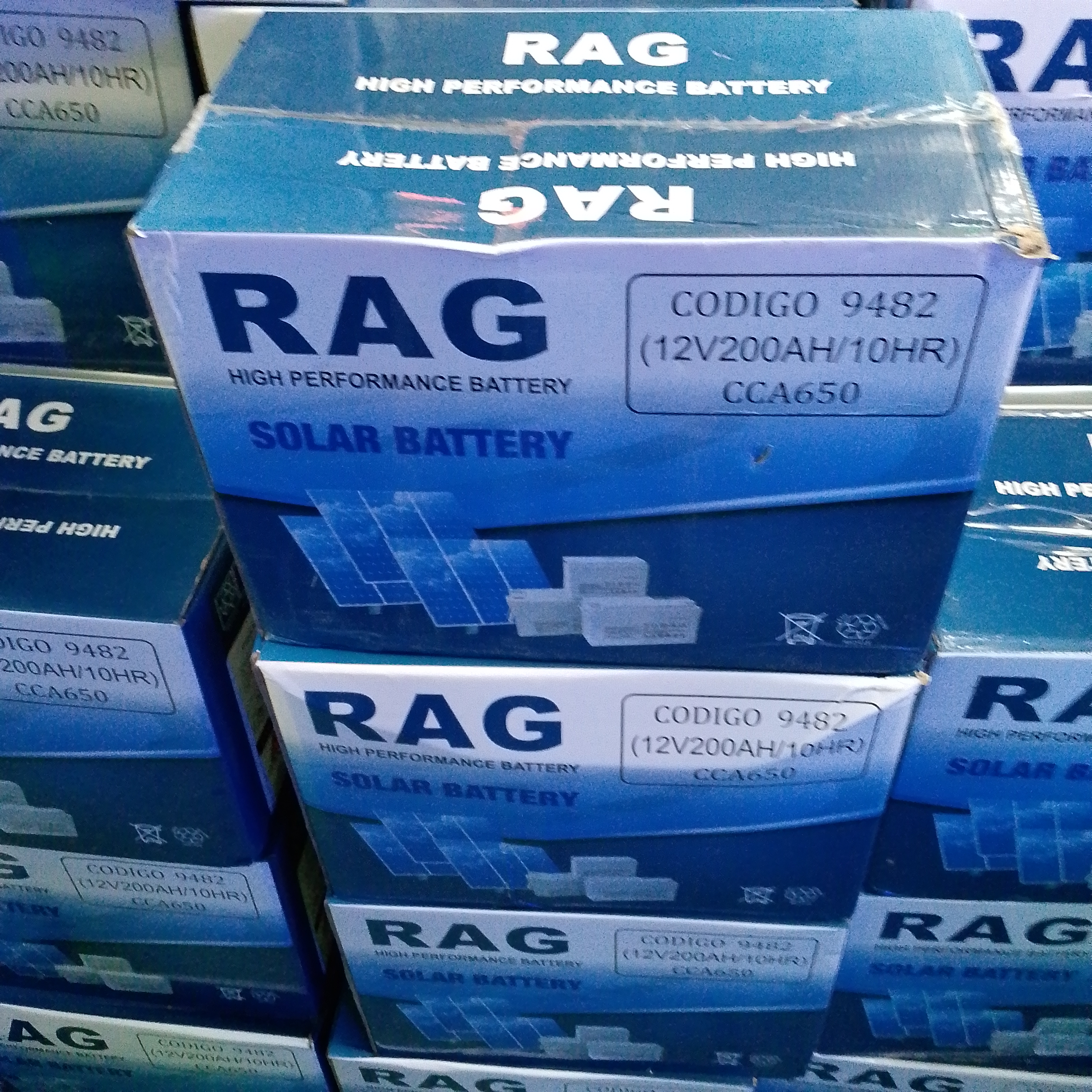 electrodomesticos - Batería RAG disponible 12v 200ah