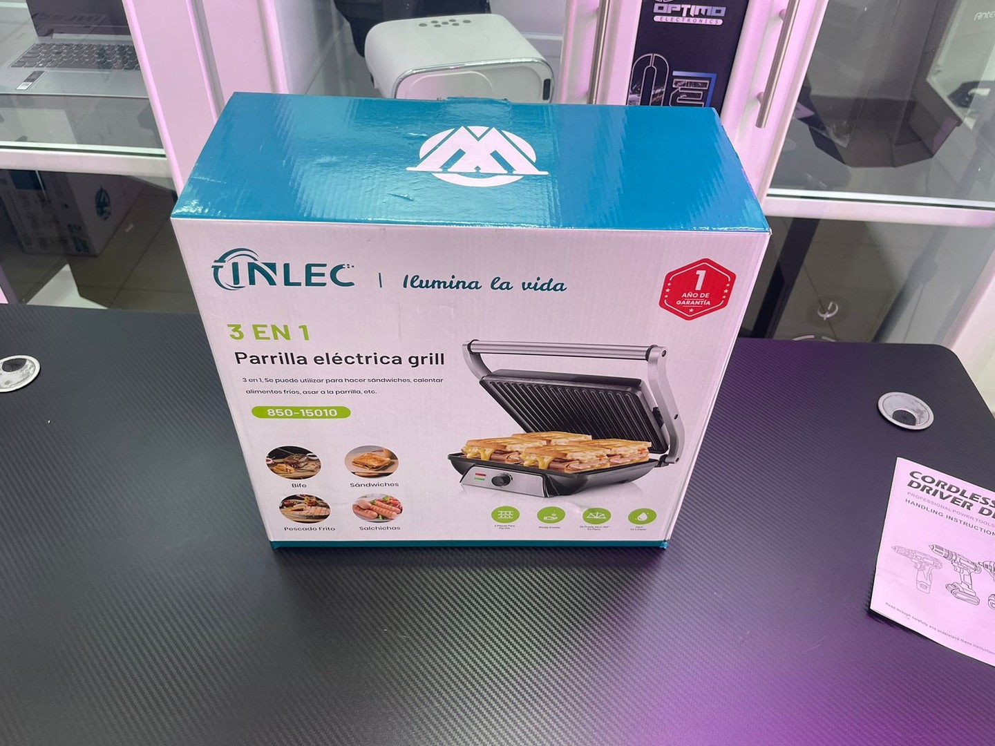 cocina - 3 en 1 Parrilla Electrica Inlec Disponible Oferta 7