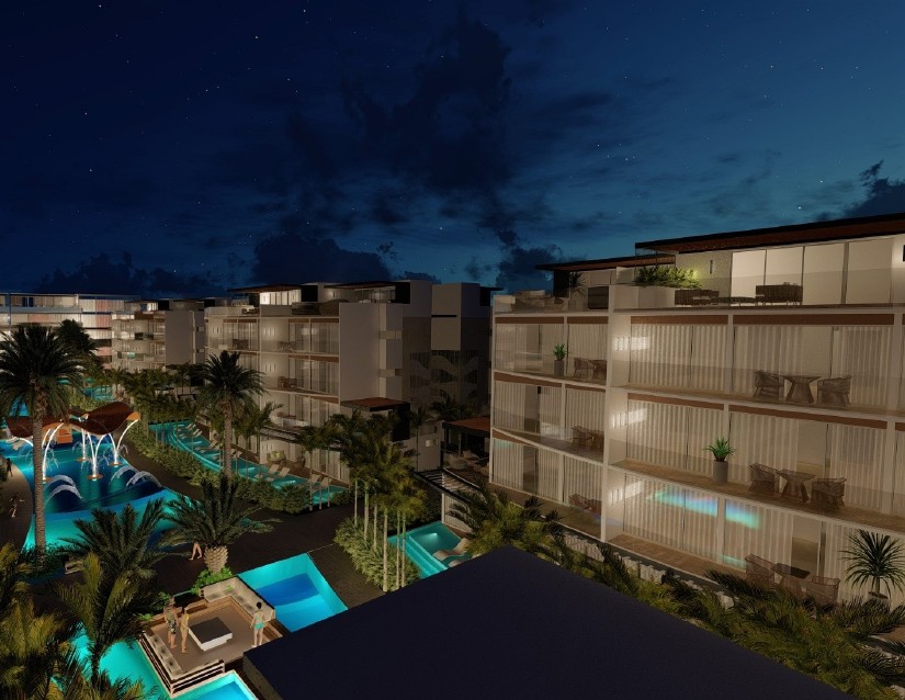 apartamentos - Proyecto de 240 unidades, de 1 y 2 habitaciones. 
Down Town de Punta Cana.  5