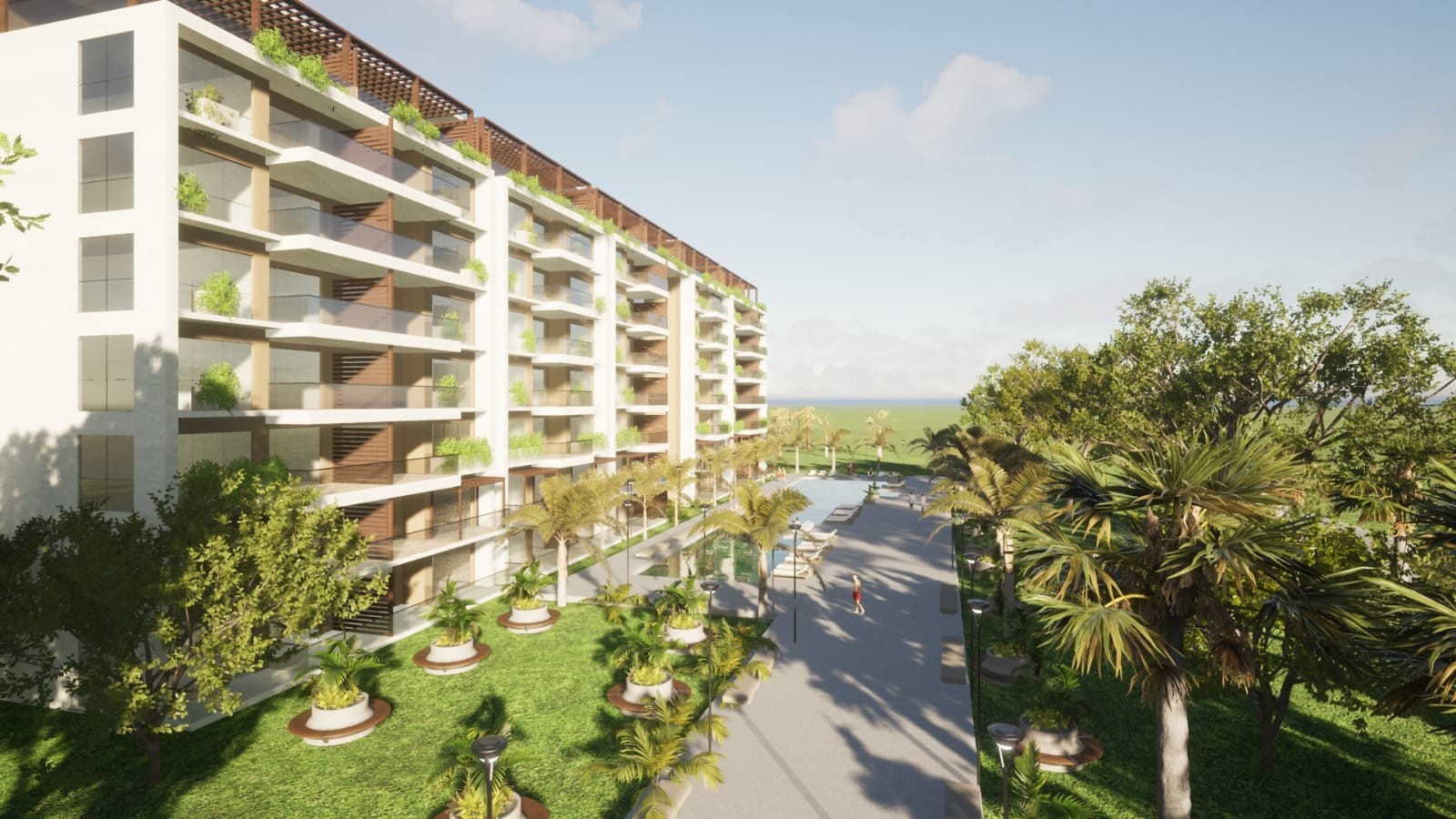 apartamentos - Exclusiva torre de apartamentos frente al mar en Playa Dorada