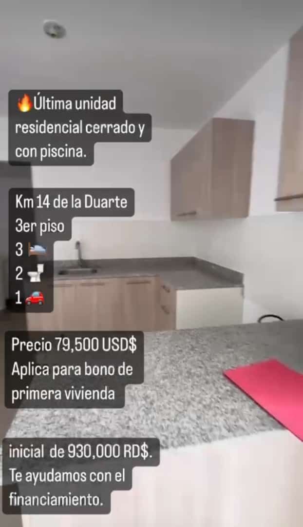 apartamentos - Disponible 1er y 3er piso de 3 hab + 1 Parqueo a estrenar en el KM14 AUT DUARTE