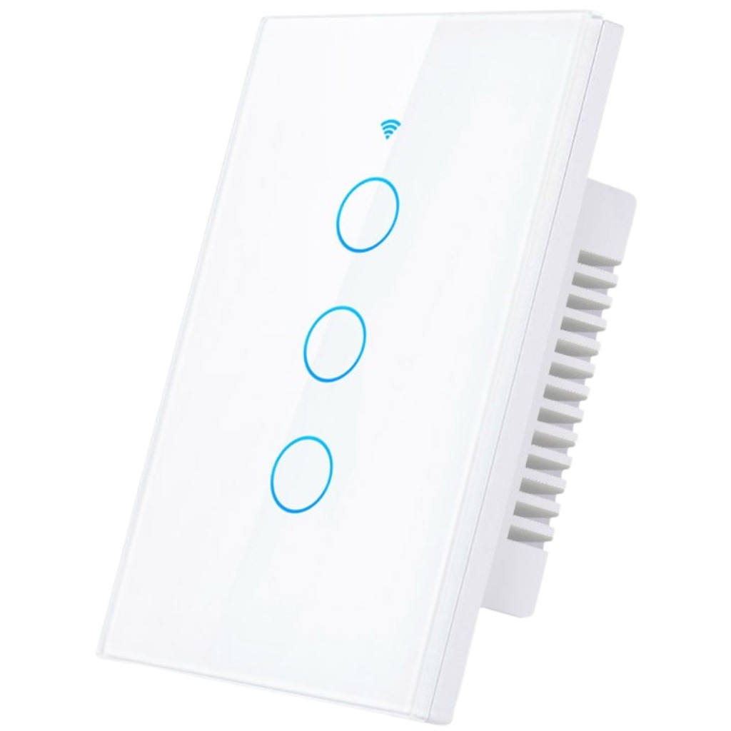 accesorios para electronica -  INTERRUPTOR INTELIGENTE WIFI SMART TOUCH 1 2 Y 3 CANALES COLOR BLANCO