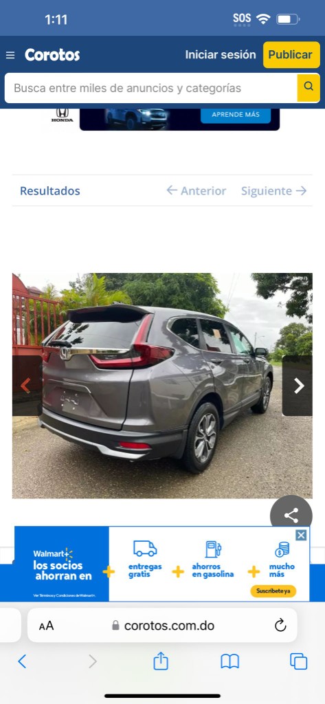 jeepetas y camionetas - Honda crv exl 2018 5