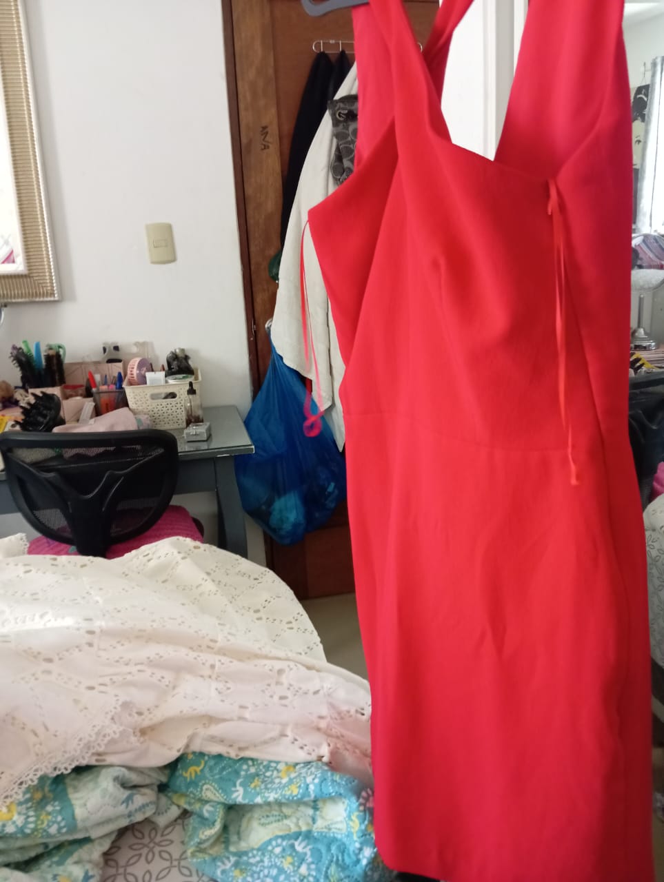 ropa para mujer - vestido rojo de mujer  1