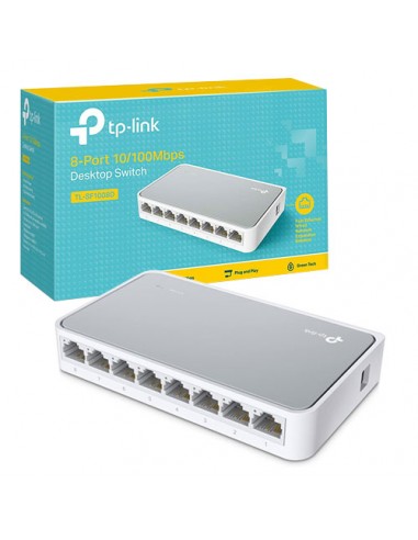 otros electronicos - Switch de escritorio TP-Link de 8 puertos  1