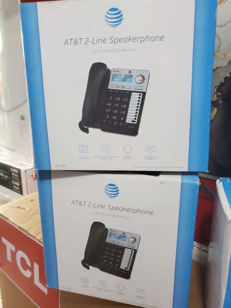 otros electronicos - TELEFONOS INALAMBRICO E ALAMBRICO AT&T 8