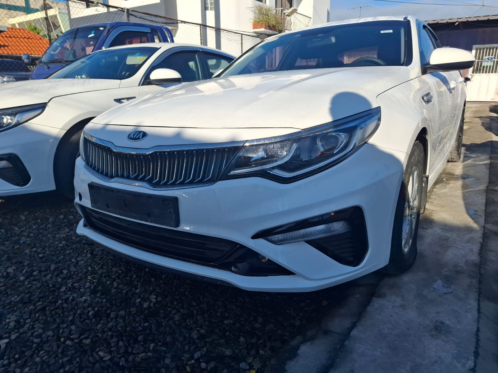 carros - Kia k-5 2019 blanco  1