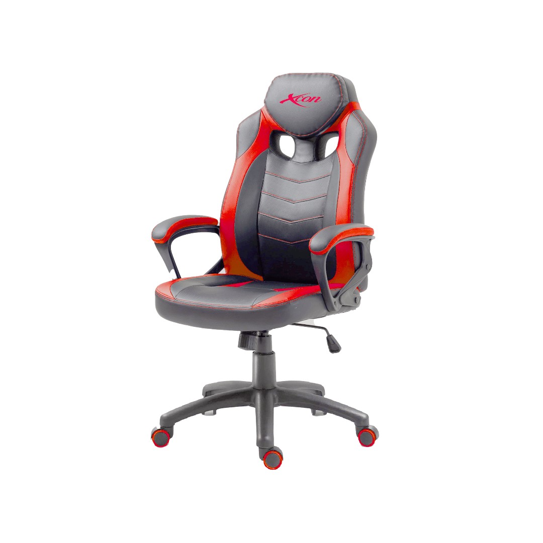 otros electronicos - SILLA GAMING XCON ARESII-C321P NEGRA CON ROJO