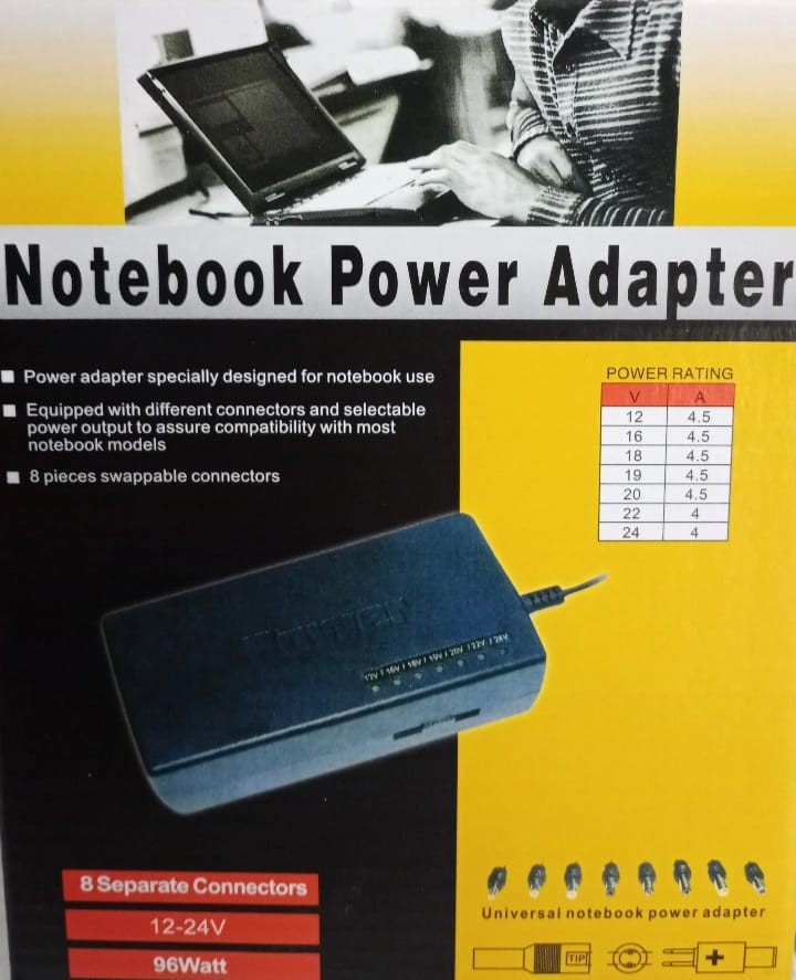 computadoras y laptops - CARGADOR UNIVERSAL PARA LAPTOP DE  REPUBLICA DIGITAL 96w 0