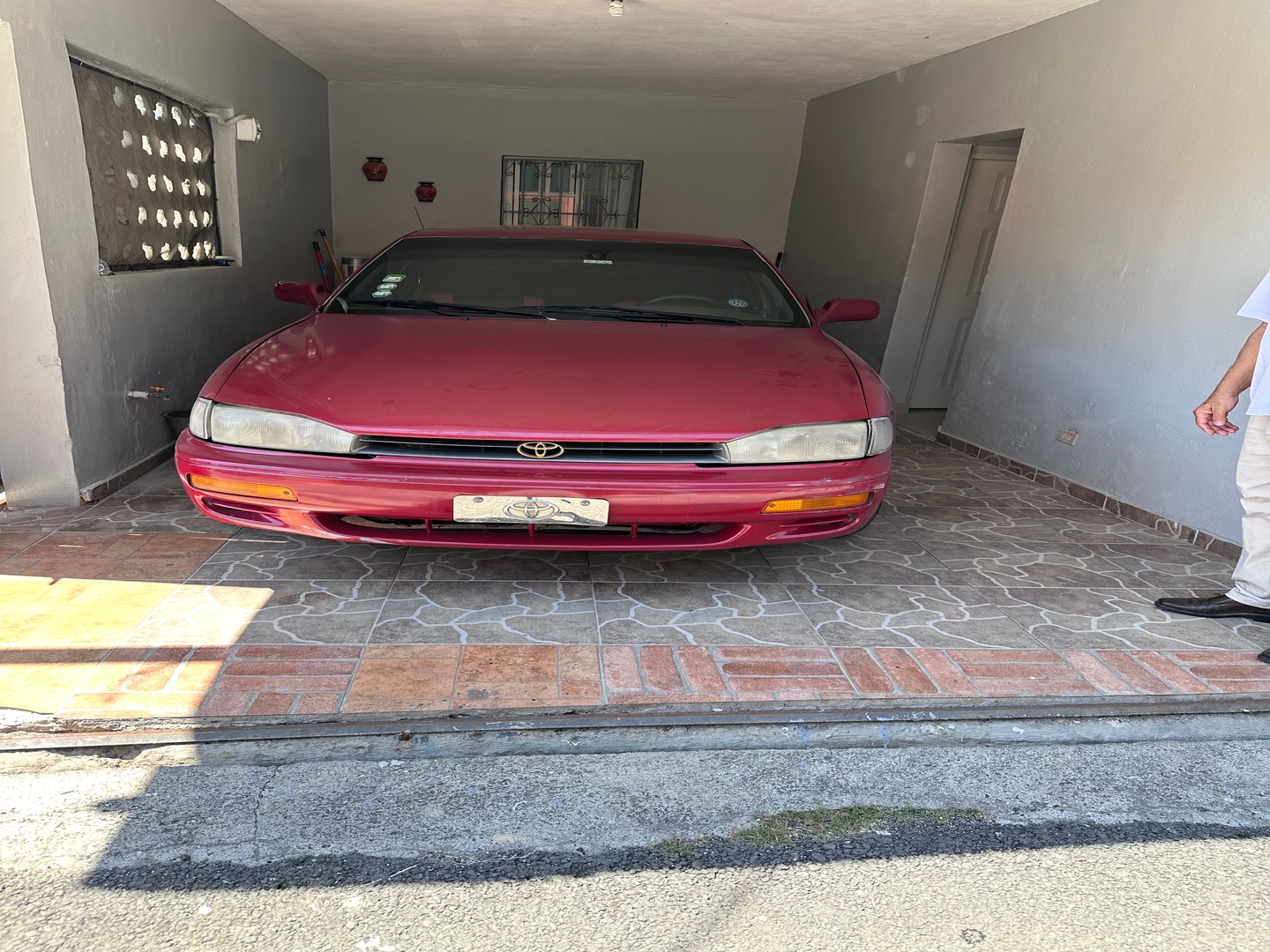 carros - Carro Toyota Camry 1991 rojo