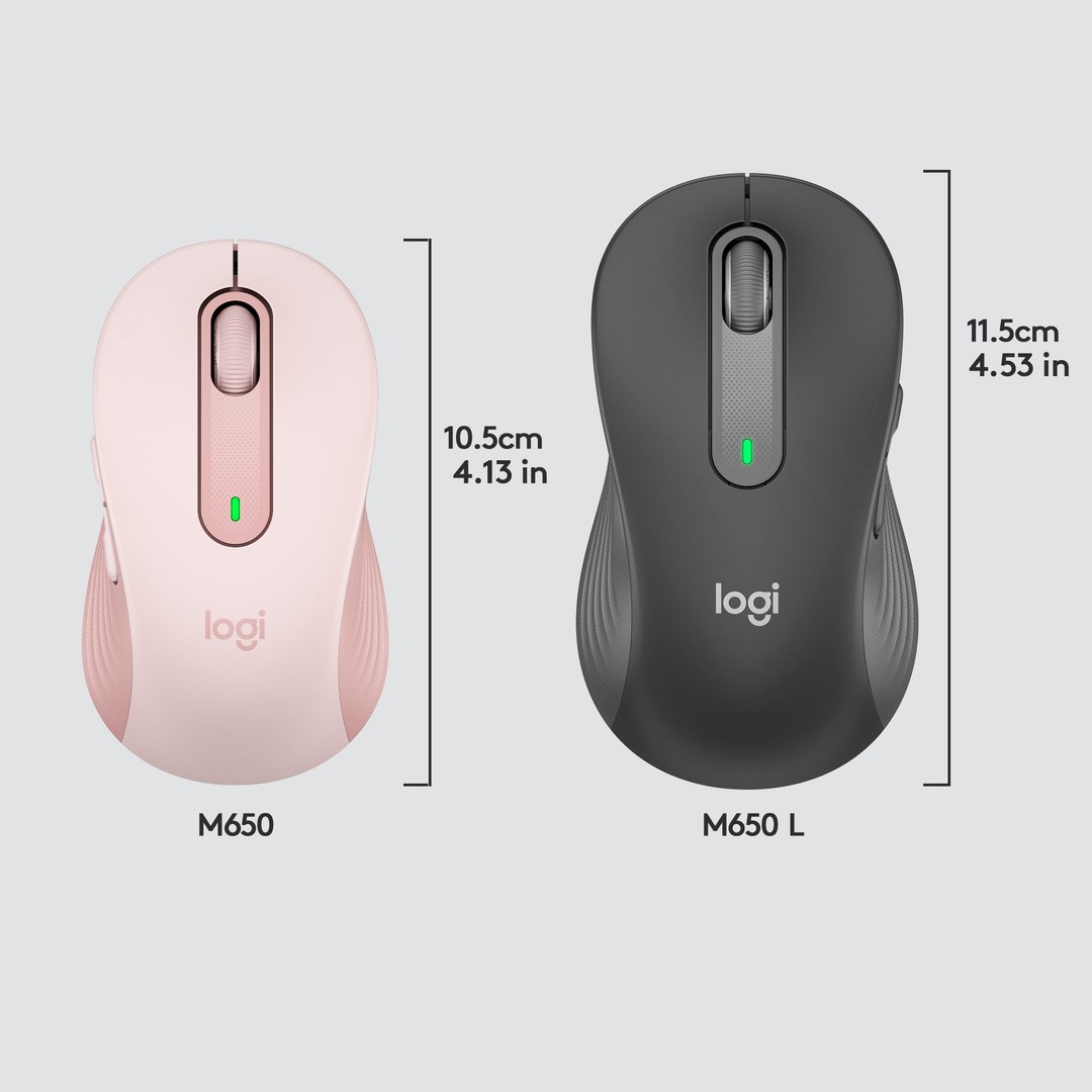 computadoras y laptops - MOUSE  BLUETOOTH LOGITECH M650 LARGE BLUETOOTH  EN TODOS LOS COLORES 0