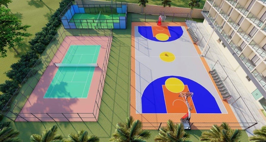 apartamentos - Proyecto en venta Punta Cana #24-859 dos dormitorios, balcón, piscina. cancha 
 8