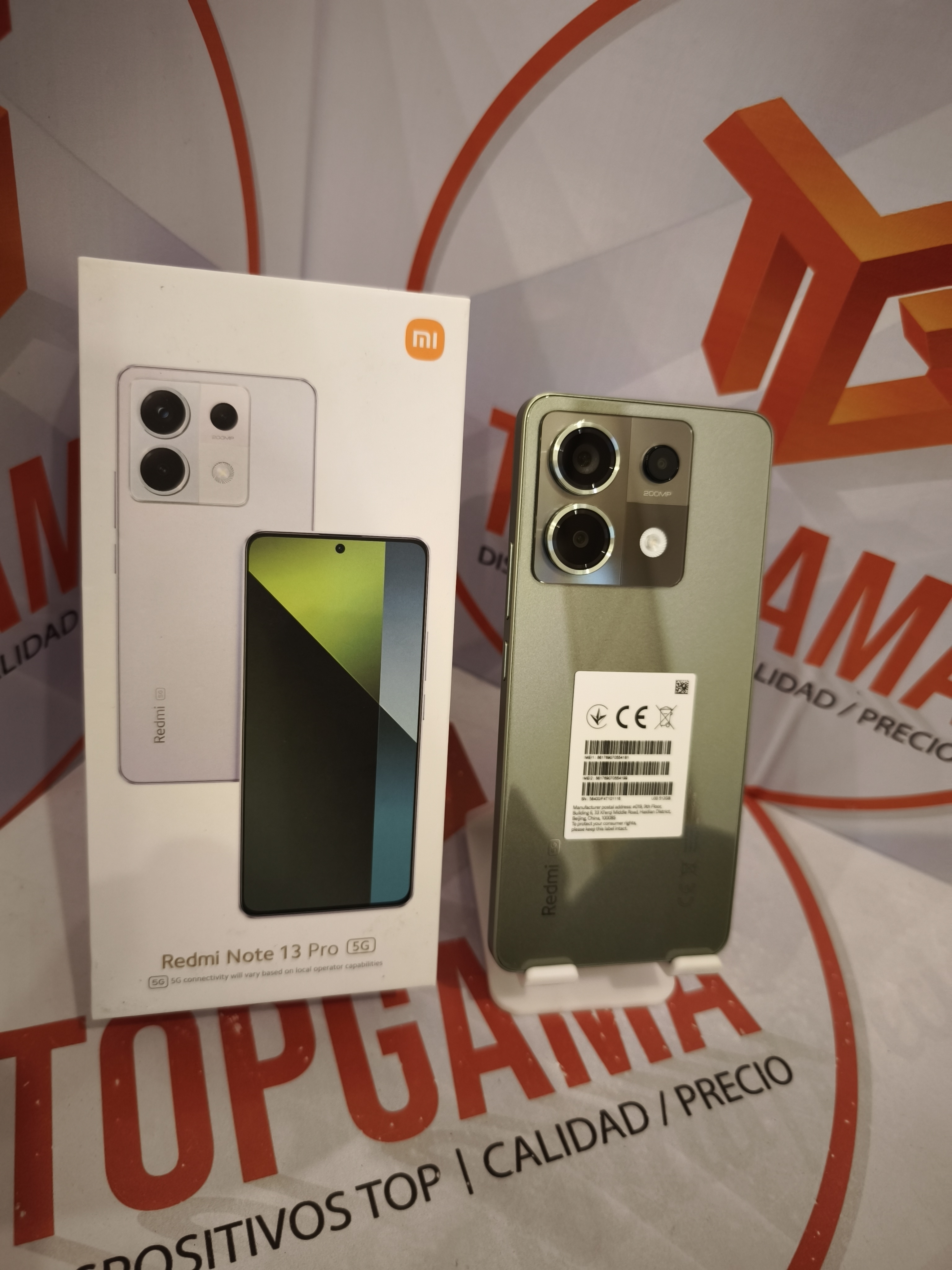 celulares y tabletas - REDMI NOTE 13 PRO 5G, 12GB RAM 512GB ROM  6