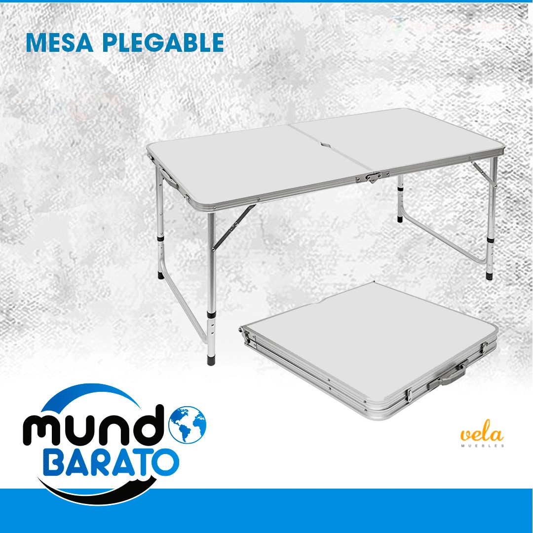 herramientas, jardines y exterior - Mesa Plegable Portatil de Aluminio Armable Ajustable Camping viaje 0