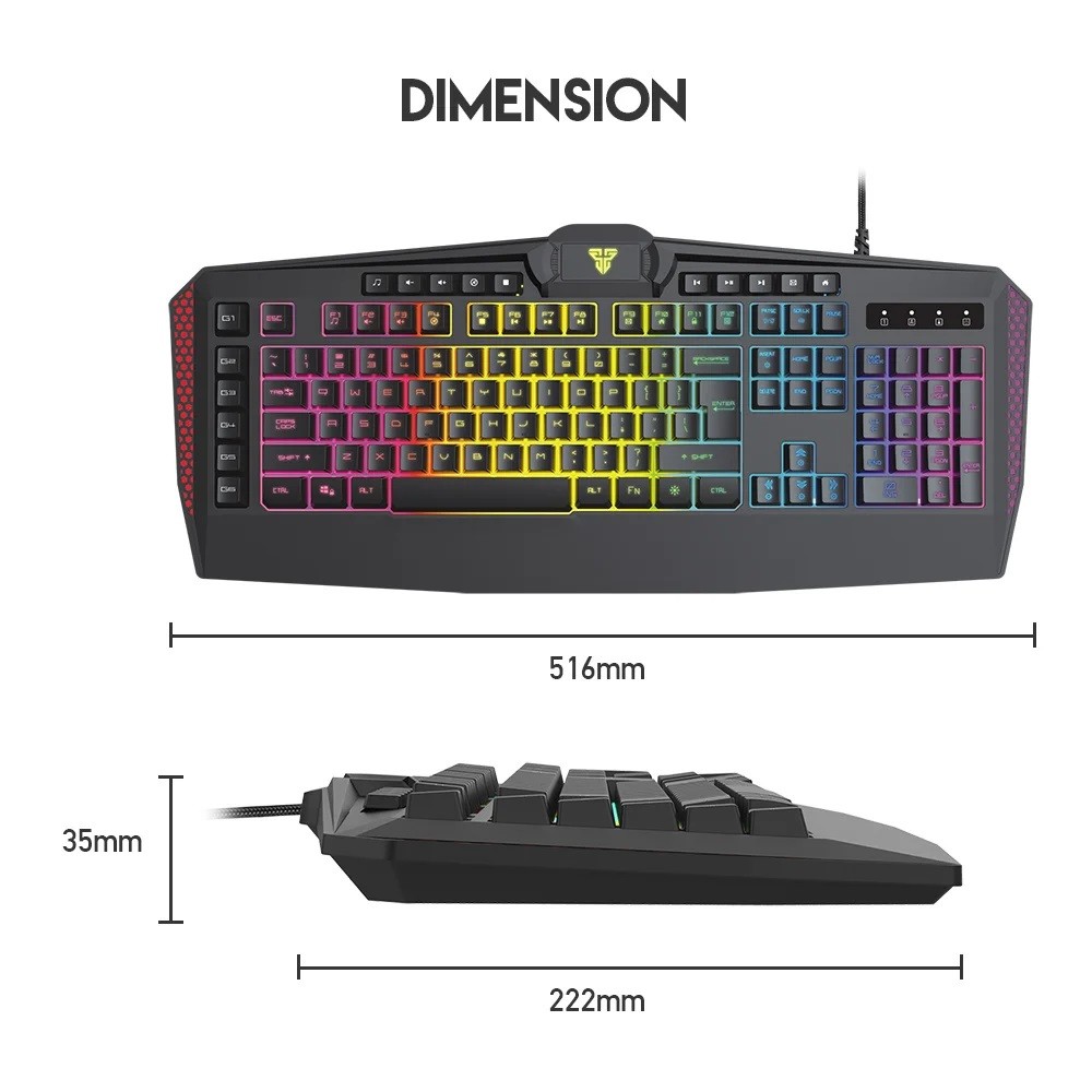 consolas y videojuegos - TECLADO Gaming Fantech Booster (K513) Multimedia 2