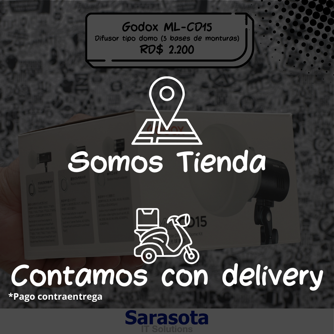 camaras y audio - Godox Difusor tipo domo ML-CD15 2