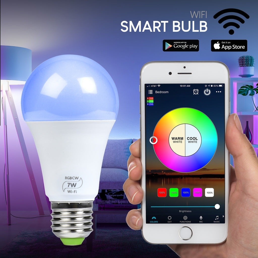 decoración y accesorios - BOMBILLO MULTICOLOR SMART WIFI LIGHT BULB L530E (1und)