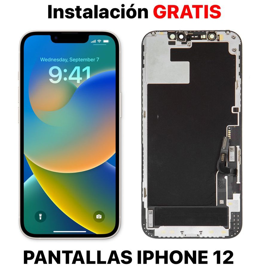 celulares y tabletas - Pantalla de iPhone 12 