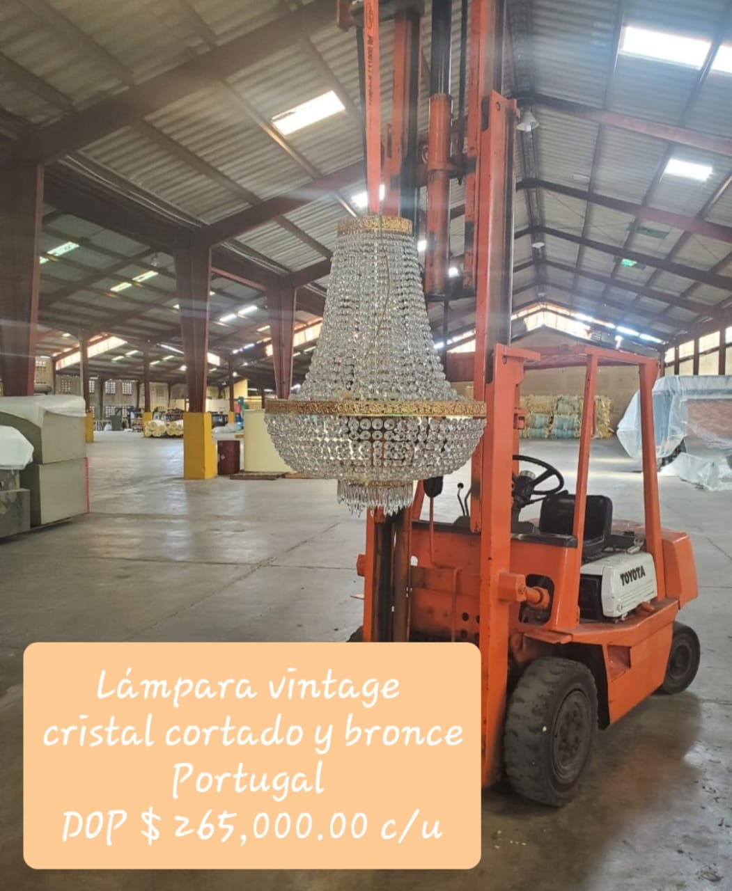 decoración y accesorios - LAMPARA PARA LOBBY CRISTAL