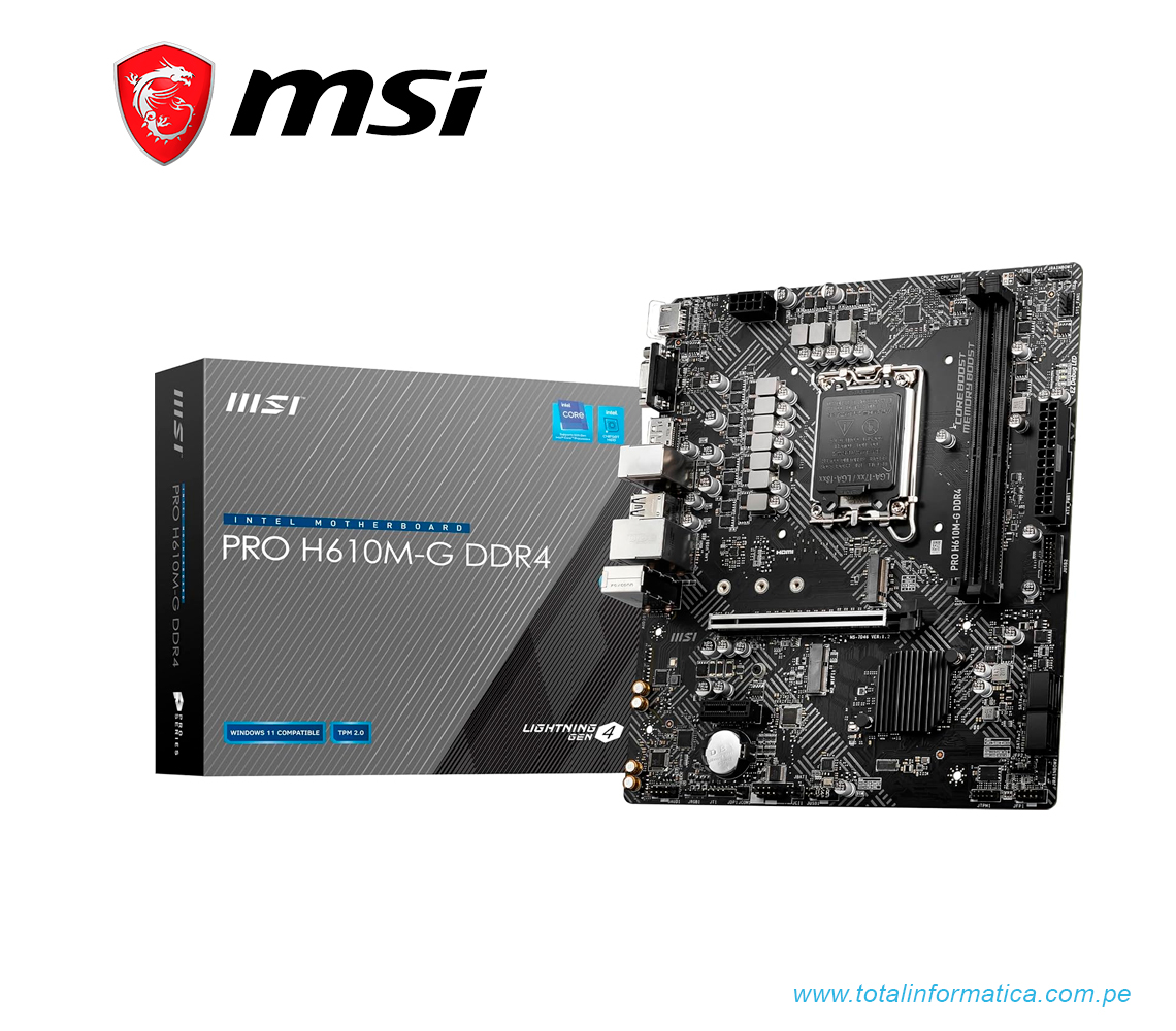 accesorios para electronica - Board MB MSI PRO H610M-G 12ava