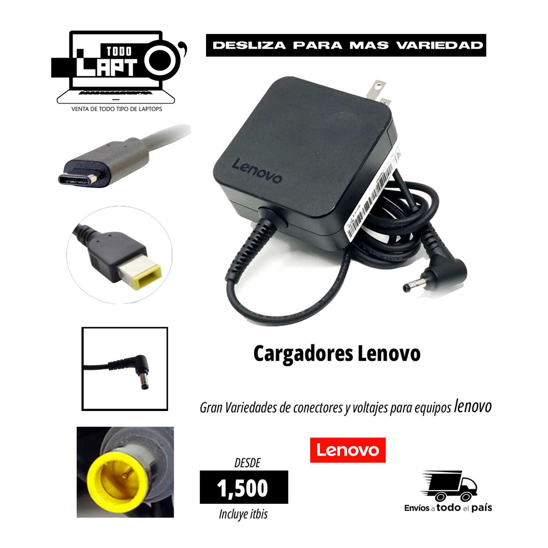 otros electronicos - CARGADORES LENOVO 