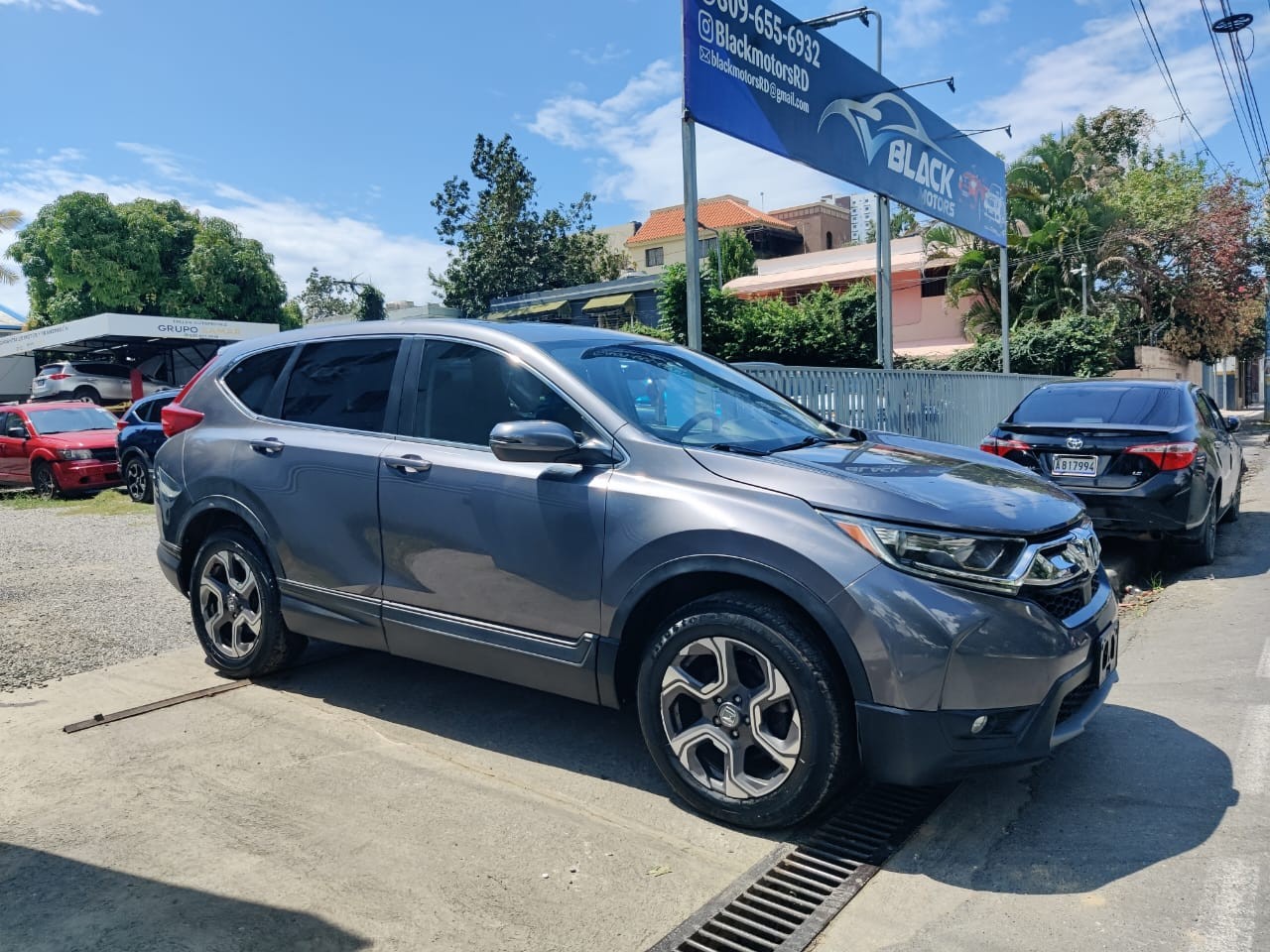 jeepetas y camionetas - 2018 HONDA CRV EX GRIS