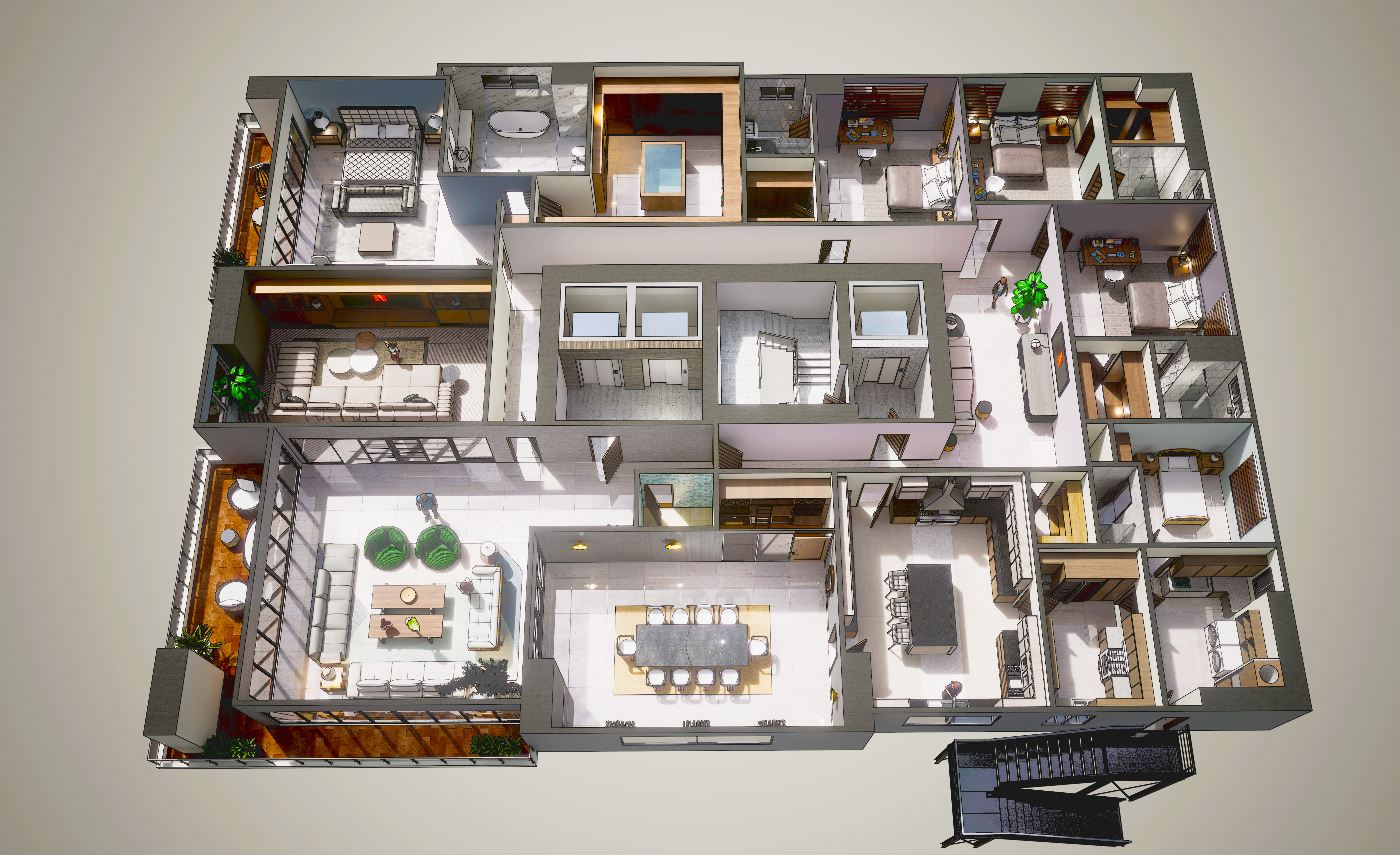 apartamentos - Vendo proyecto en la av. Anacaona SD 7