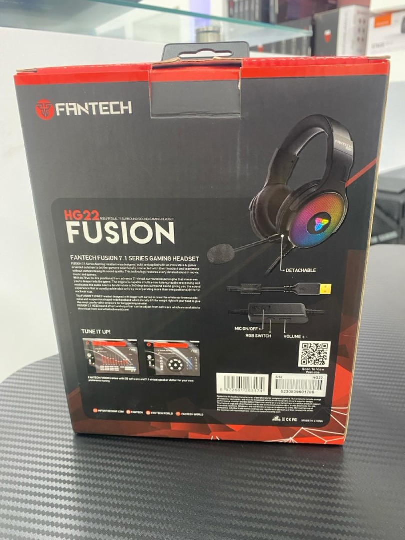 camaras y audio - Headset Fantech HG22 Fusion 7.1 1