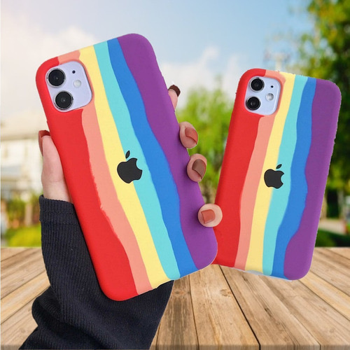 accesorios para electronica - COVER ARCOIRIS iPHONE 