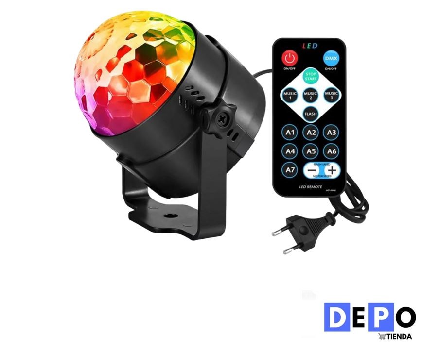 otros electronicos - Luz led pequeña para fiesta, escenario, con sensor de sonido LED PARTY LIGHT YC 2