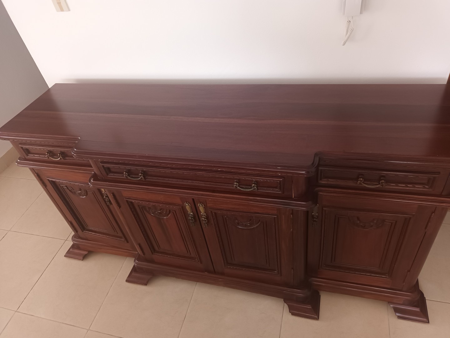 muebles y colchones - Credenza en Caoba