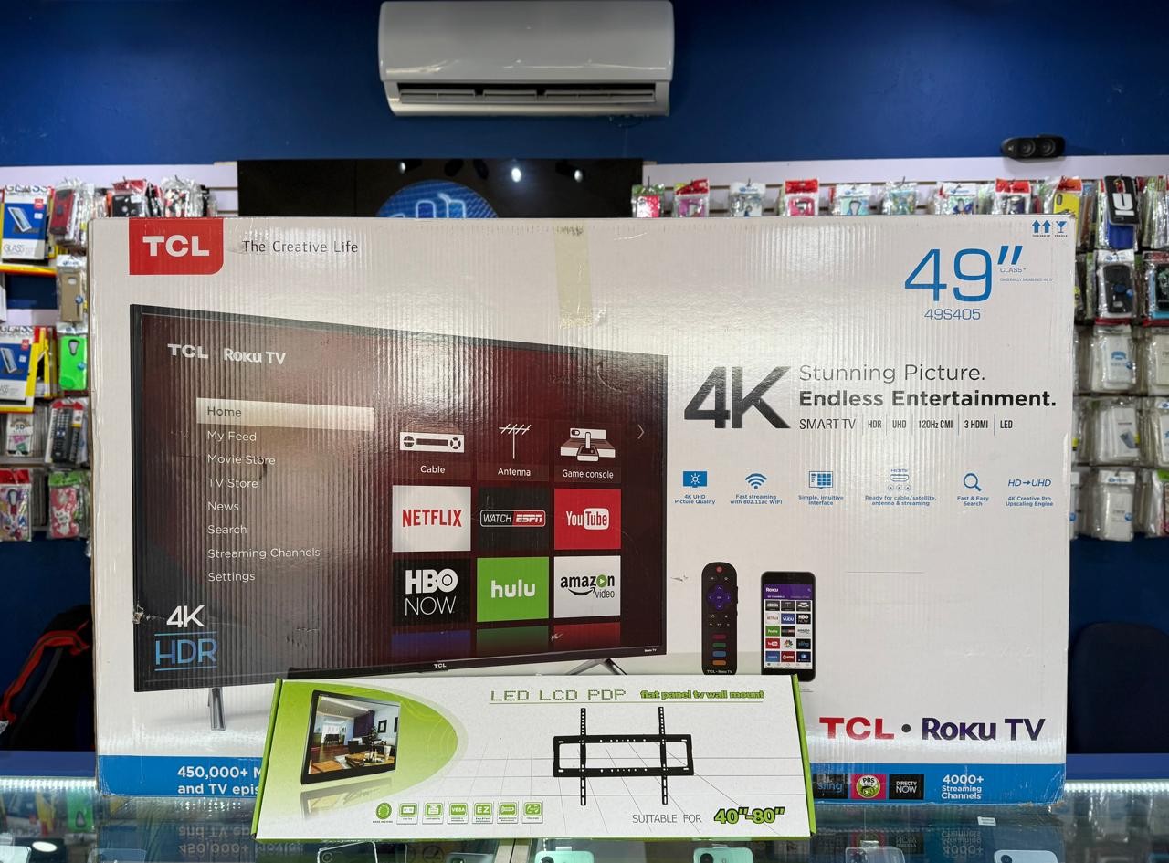 tv - TCL SMART TV DE 49 PULGADAS ROKU 4K NUEVAS #OFERTAS
 0
