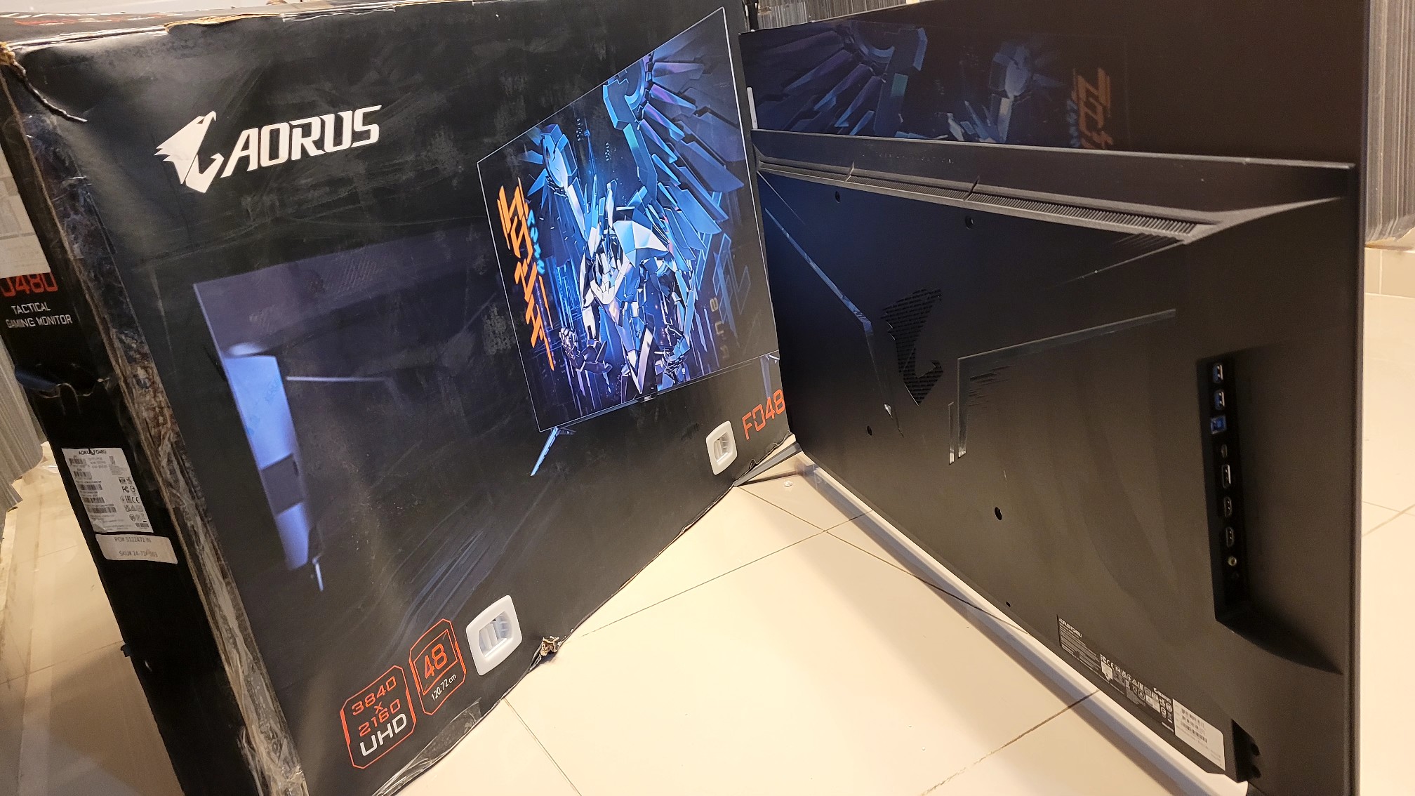 computadoras y laptops - Monitor Auros Gamer 48 Pulg Pantalla Oled 4k 120hz hdmi 2.1 New