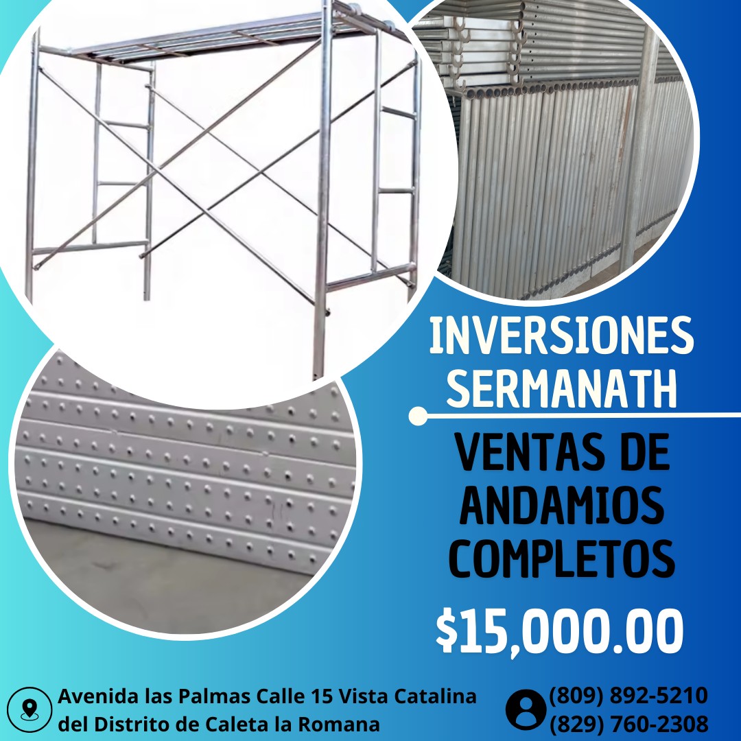 otros inmuebles - ventas de andamios galvanizados en república dominicana 