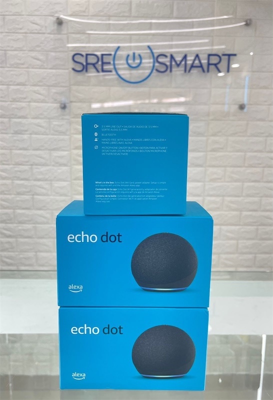 camaras y audio - BOCINA ECHO DOT 4TH GENERACION ALEXA