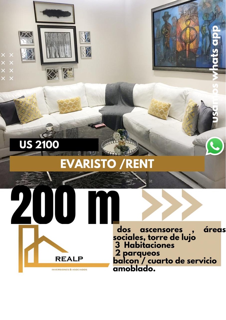 apartamentos - Apartamento en Evaristo Morales 0