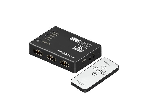 computadoras y laptops - SWITCH ARGOM HDMI 5 PUERTOS 4K HD,5 entradas HDMI a 1 salida HDM