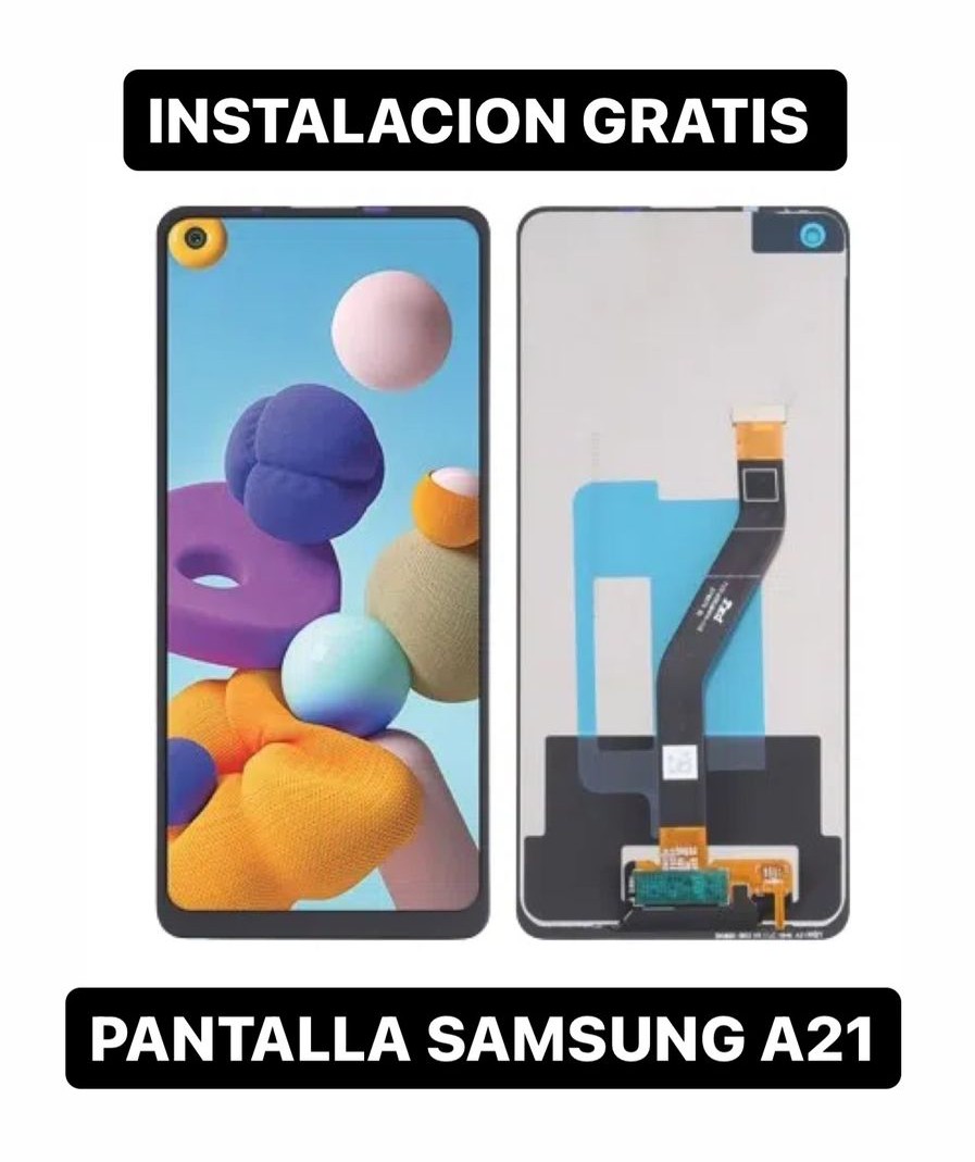 celulares y tabletas - PANTALLA SAMSUNG GALAXY A21