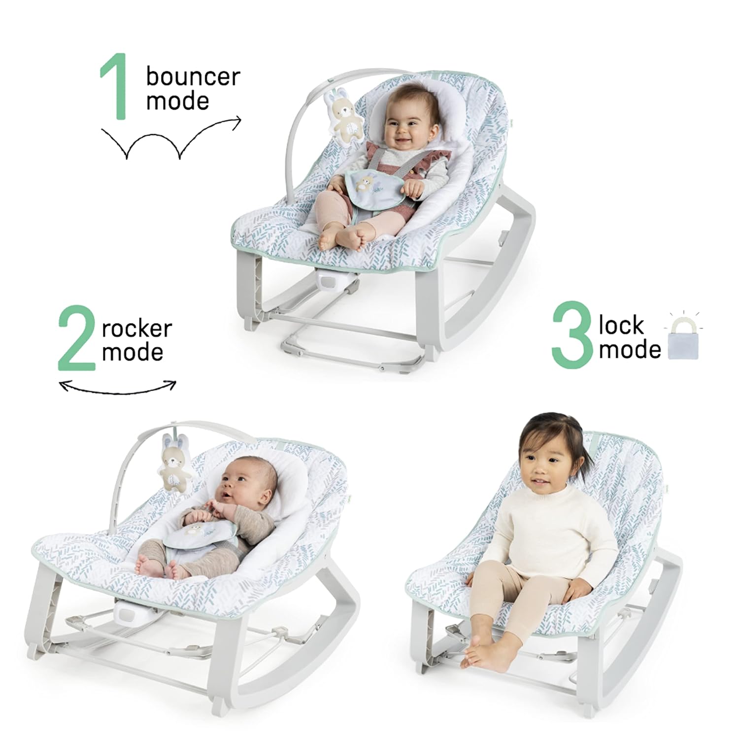 coches y sillas - Ingenuity 3 en 1 Grow with Me - Asiento mecedora 5