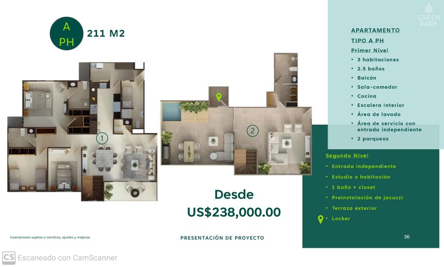 apartamentos - Apartamentos Pen House con una vista espectacular con 175.11 Metros de construcc 9