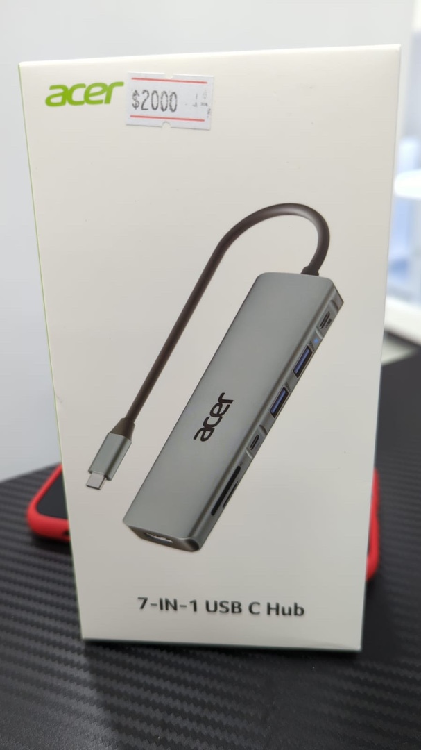 accesorios para electronica - HUB Acer USB C 7 in1 0DK360